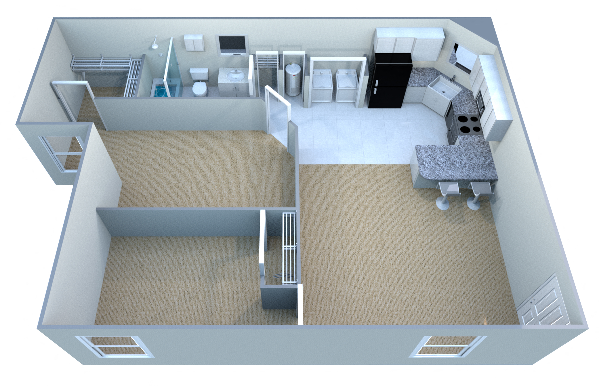 Suite A Floorplan